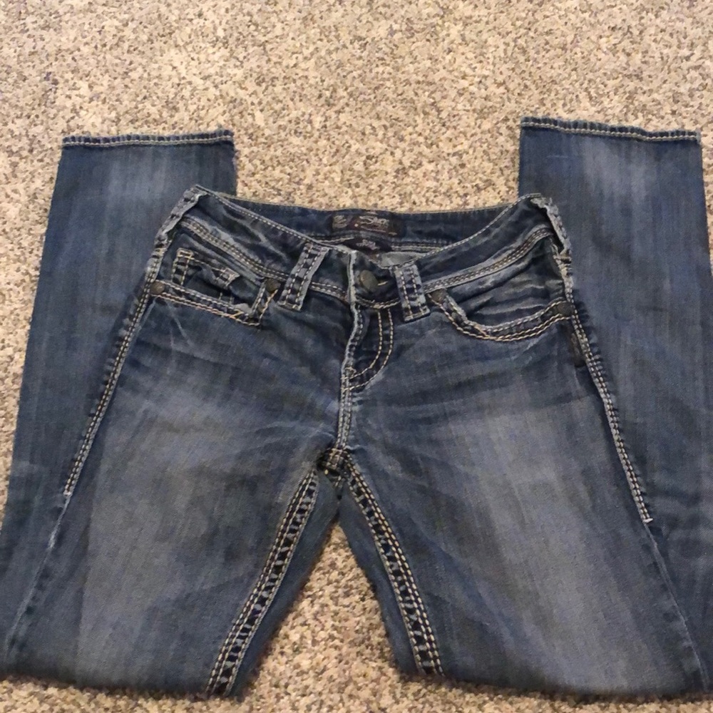 Silver jeans